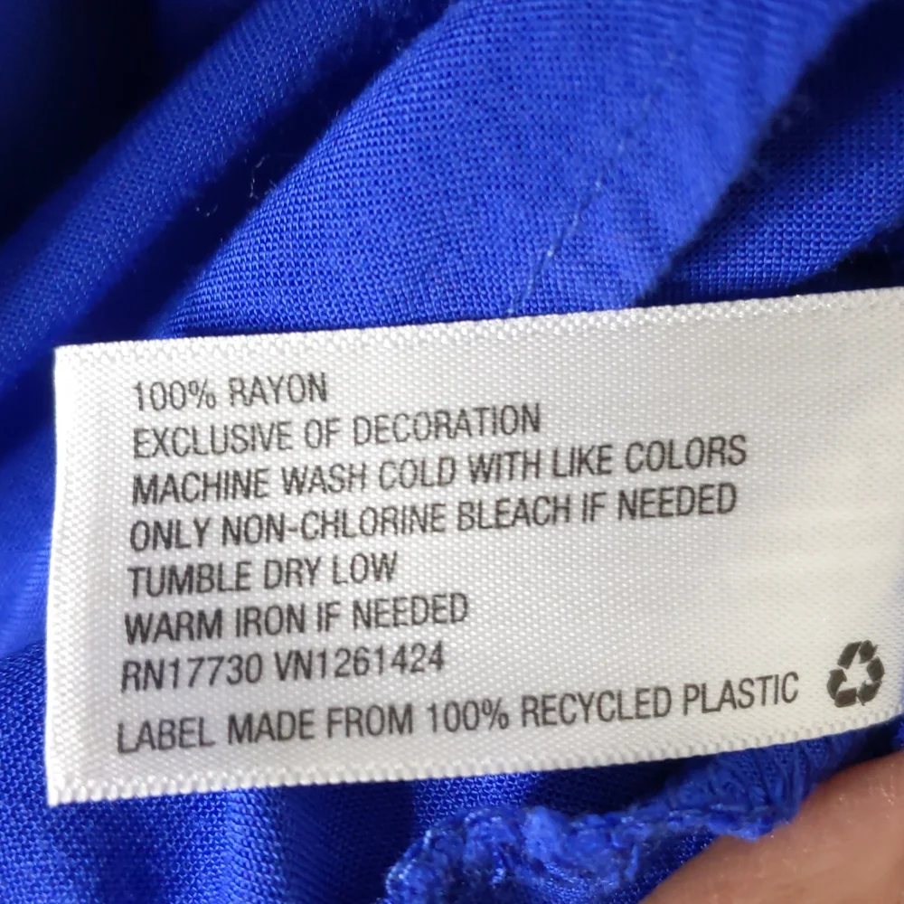 Xhilaration womens  Dress off shoilder Blue size Medium